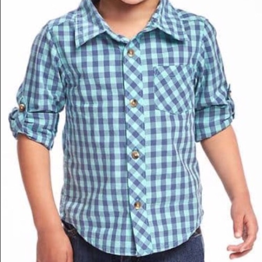 ONE SHIRT, Two looks! Long sleeve or cuffed w/tab!